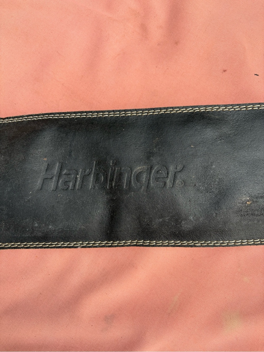 Black Leather Weightlifting Belt - Men's Support
